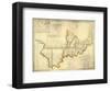 The State of Indiana, c.1817-W^ Shelton-Framed Art Print