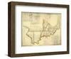 The State of Indiana, c.1817-W^ Shelton-Framed Art Print