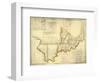 The State of Indiana, c.1817-W^ Shelton-Framed Art Print