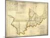 The State of Indiana, c.1817-W^ Shelton-Mounted Art Print