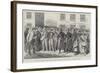 The State of Ireland, Armed Peasants Guarding the House of Father Stephens at Falcarragh, Donegal-null-Framed Giclee Print