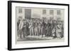 The State of Ireland, Armed Peasants Guarding the House of Father Stephens at Falcarragh, Donegal-null-Framed Giclee Print