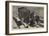 The State of Ireland, Evicted, a Sketch on the Road in Connemara-Richard Caton Woodville II-Framed Giclee Print