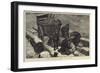 The State of Ireland, Evicted, a Sketch on the Road in Connemara-Richard Caton Woodville II-Framed Giclee Print