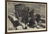 The State of Ireland, Evicted, a Sketch on the Road in Connemara-Richard Caton Woodville II-Framed Giclee Print