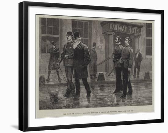 The State of Ireland, Going to Business, a Sketch at Westport, Mayo-Richard Caton Woodville II-Framed Giclee Print