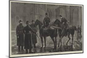 The State of Ireland, Police Patrol in Dublin-null-Mounted Giclee Print