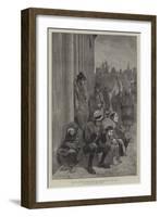 The State of Ireland, Scene Outside the Courthouse, Galway-Richard Caton Woodville II-Framed Giclee Print