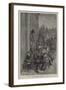 The State of Ireland, Scene Outside the Courthouse, Galway-Richard Caton Woodville II-Framed Giclee Print