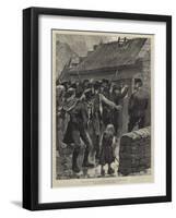 The State of Ireland, Serving a Process Near Headford, Galway-Richard Caton Woodville II-Framed Giclee Print