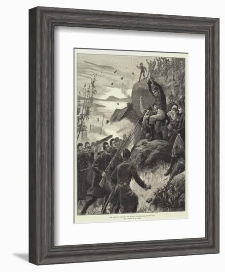 The State of Ireland, the Affray at Belmullet, County Mayo-William Heysham Overend-Framed Giclee Print