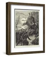 The State of Ireland, the Affray at Belmullet, County Mayo-William Heysham Overend-Framed Giclee Print