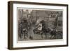 The State of the London Streets, Ludgate Hill on a Slippery Day-John Charlton-Framed Giclee Print