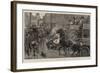 The State of the London Streets, Ludgate Hill on a Slippery Day-John Charlton-Framed Giclee Print