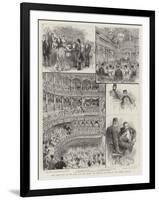 The State Visit of the Shah and the Prince and Princess of Wales to the Empire Theatre-null-Framed Giclee Print