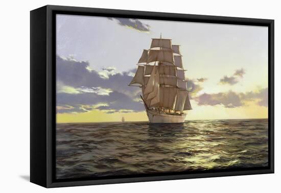 The Stately Ship, 2009-James Brereton-Framed Stretched Canvas