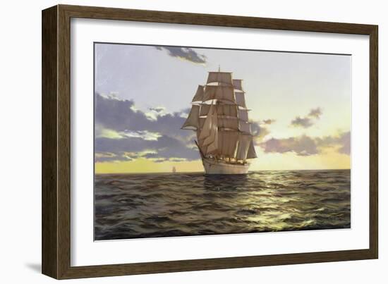 The Stately Ship, 2009-James Brereton-Framed Giclee Print