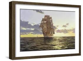 The Stately Ship, 2009-James Brereton-Framed Giclee Print