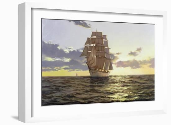 The Stately Ship, 2009-James Brereton-Framed Giclee Print