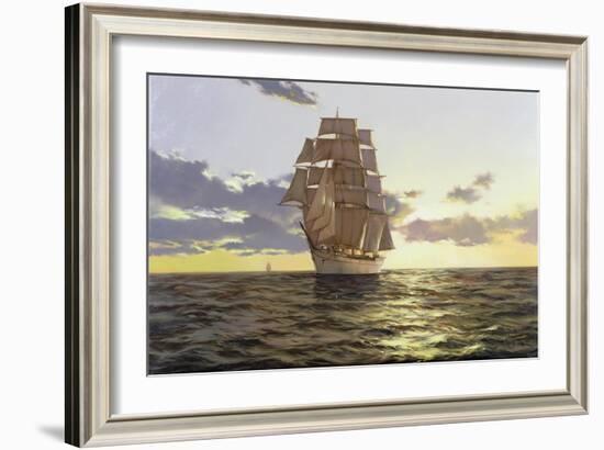 The Stately Ship, 2009-James Brereton-Framed Giclee Print