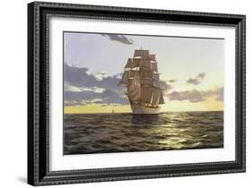 The Stately Ship, 2009-James Brereton-Framed Giclee Print