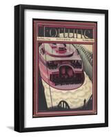 The Staten Island Passenger Ferry, New York-null-Framed Art Print