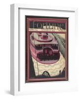 The Staten Island Passenger Ferry, New York-null-Framed Art Print