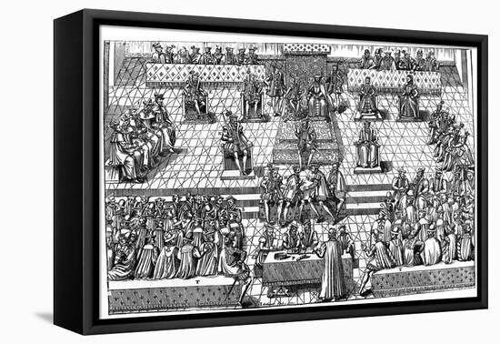 The States General at Orleans, France, 1560-Jacques Tortorel-Framed Stretched Canvas