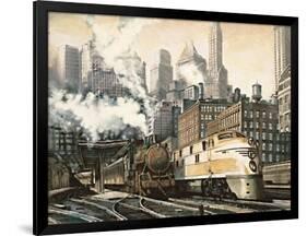 The Station, Chicago-Matthew Daniels-Framed Art Print