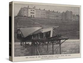 The Station of the Seashore Electric Railway after the Gale-null-Stretched Canvas