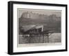 The Station of the Seashore Electric Railway after the Gale-null-Framed Giclee Print