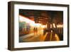 The Station Platform-null-Framed Art Print