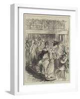 The Statue Holiday, Margate Jetty-Charles Robinson-Framed Giclee Print