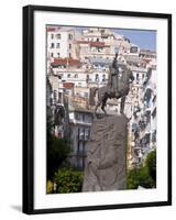 The Statue of Abdel Kader at Place Abdel Kader, Algiers, Algeria, North Africa, Africa-Michael Runkel-Framed Photographic Print