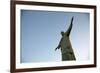 The Statue of Christ the Redeemer on Top of the Corcovado Mountain, Rio de Janeiro, Brazil-Yadid Levy-Framed Photographic Print