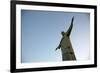 The Statue of Christ the Redeemer on Top of the Corcovado Mountain, Rio de Janeiro, Brazil-Yadid Levy-Framed Photographic Print