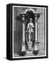 The Statue of Edward VI, from the Front of the Guildhall Chapel, City of London, 1886-William Griggs-Framed Stretched Canvas