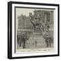 The Statue of General Gordon at the Brompton Barracks, Chatham-null-Framed Giclee Print