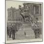 The Statue of General Gordon at the Brompton Barracks, Chatham-null-Mounted Giclee Print