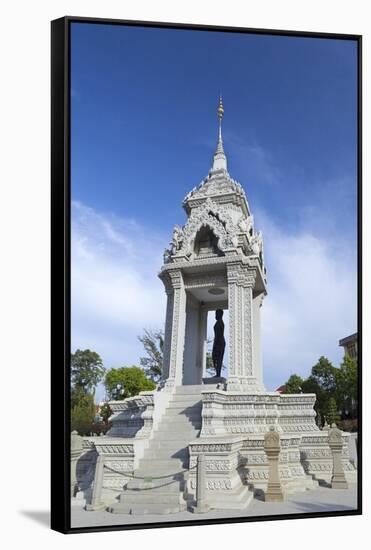 The Statue of Lady Penh-null-Framed Stretched Canvas