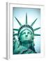 The Statue of Liberty at New York City-Curioso Travel Photography-Framed Photographic Print