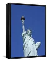 The Statue of Liberty, Unesco World Heritage Site, New York City, New York, USA-Hans Peter Merten-Framed Stretched Canvas