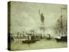 The Statue of Liberty-Francis Hopkinson Smith-Stretched Canvas