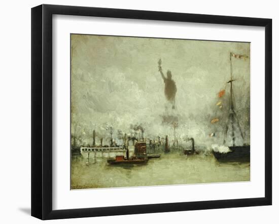 The Statue of Liberty-Francis Hopkinson Smith-Framed Giclee Print