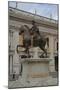 The Statue of Marcus Aurelius in the Piazza Del Campidoglio-null-Mounted Giclee Print