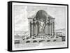 The Statue of Olympian Zeus by Phidias, Plate 5 from "Entwurf Einer Historischen Architektur"-Johann Bernhard Fischer Von Erlach-Framed Stretched Canvas