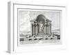 The Statue of Olympian Zeus by Phidias, Plate 5 from "Entwurf Einer Historischen Architektur"-Johann Bernhard Fischer Von Erlach-Framed Giclee Print