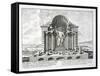 The Statue of Olympian Zeus by Phidias, Plate 5 from "Entwurf Einer Historischen Architektur"-Johann Bernhard Fischer Von Erlach-Framed Stretched Canvas