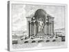 The Statue of Olympian Zeus by Phidias, Plate 5 from "Entwurf Einer Historischen Architektur"-Johann Bernhard Fischer Von Erlach-Stretched Canvas