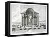 The Statue of Olympian Zeus by Phidias, Plate 5 from "Entwurf Einer Historischen Architektur"-Johann Bernhard Fischer Von Erlach-Framed Stretched Canvas